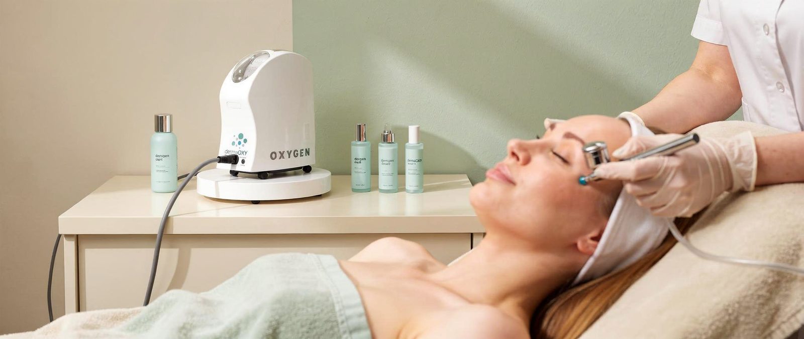 DermaOXY — tratament facial cu oxigen